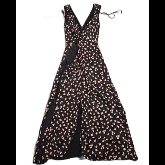 NWT Self-portrait sleveless midi floral dress. FLAWED. Size 2 - Picture 2 of 11